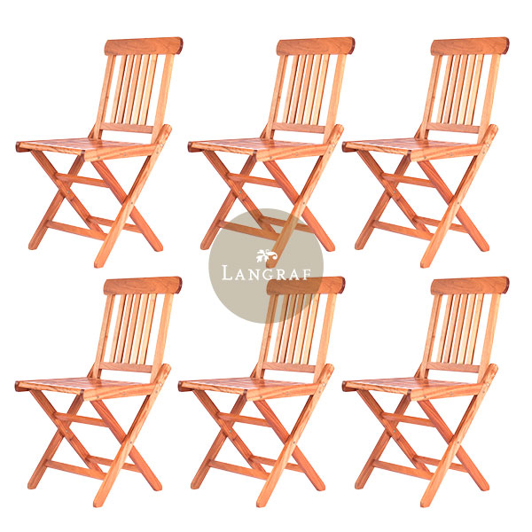 Set de 6 Sillas Garden Plegables – Langraf Argentina